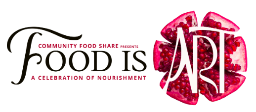 Community Food Share Presents: Food Is Art logo