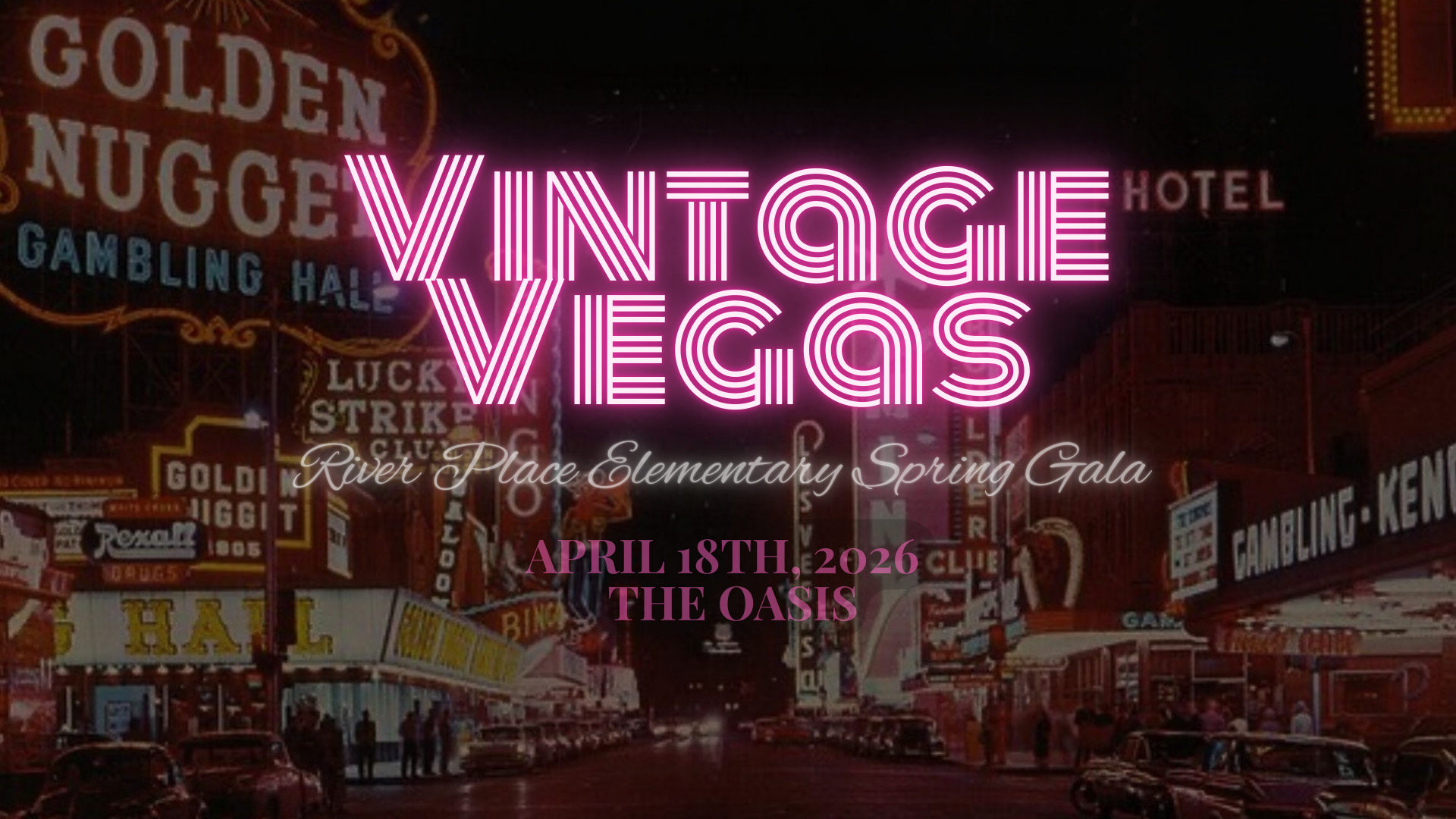 Vintage Vegas background