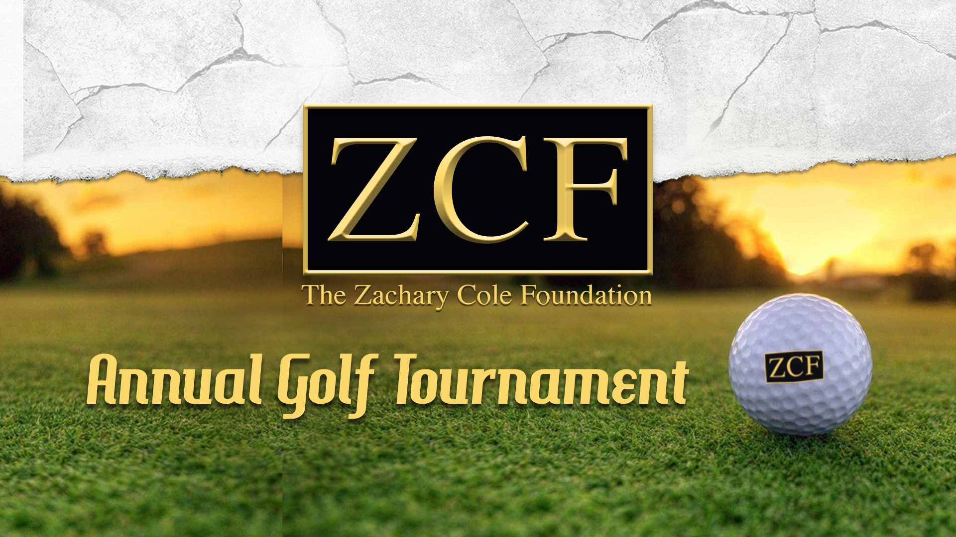 Annual Golf Tournament background