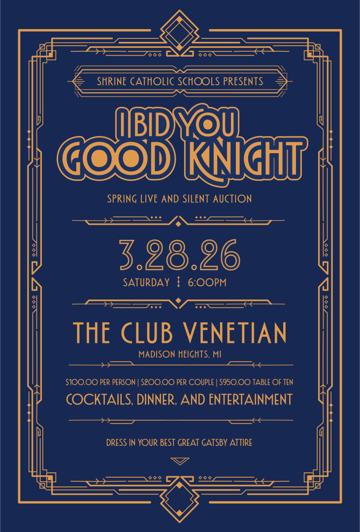 Shrine Schools Auction 2026 background