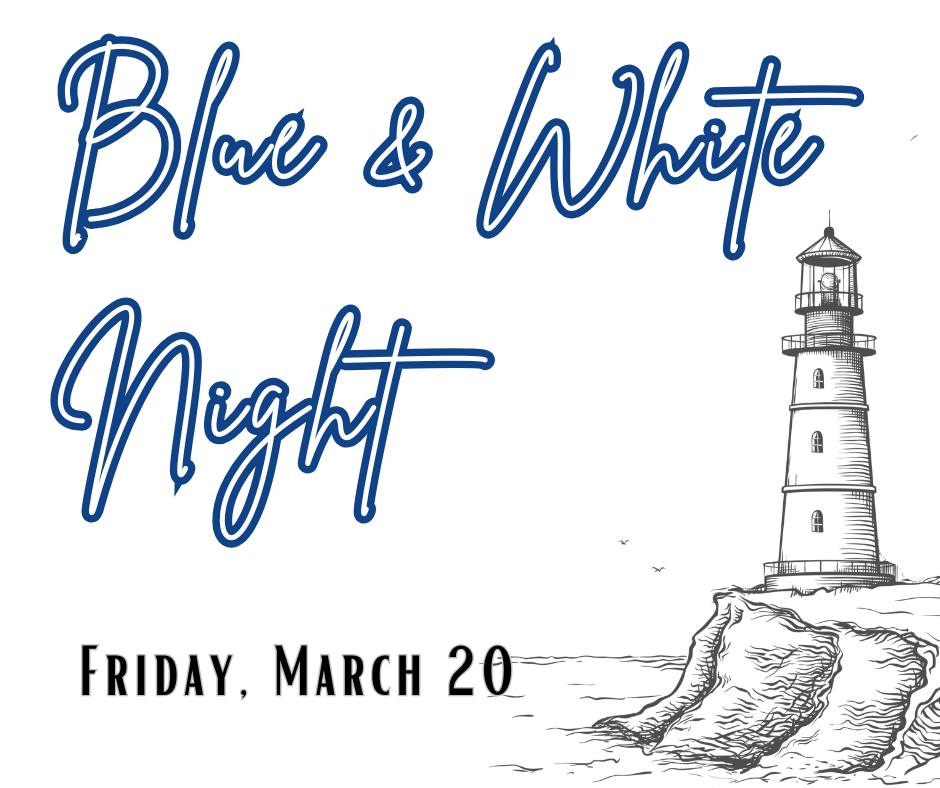2026 Blue & White Night banner