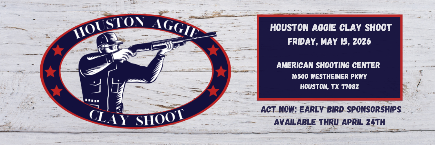 2026 Houston Aggie Clay Shoot background
