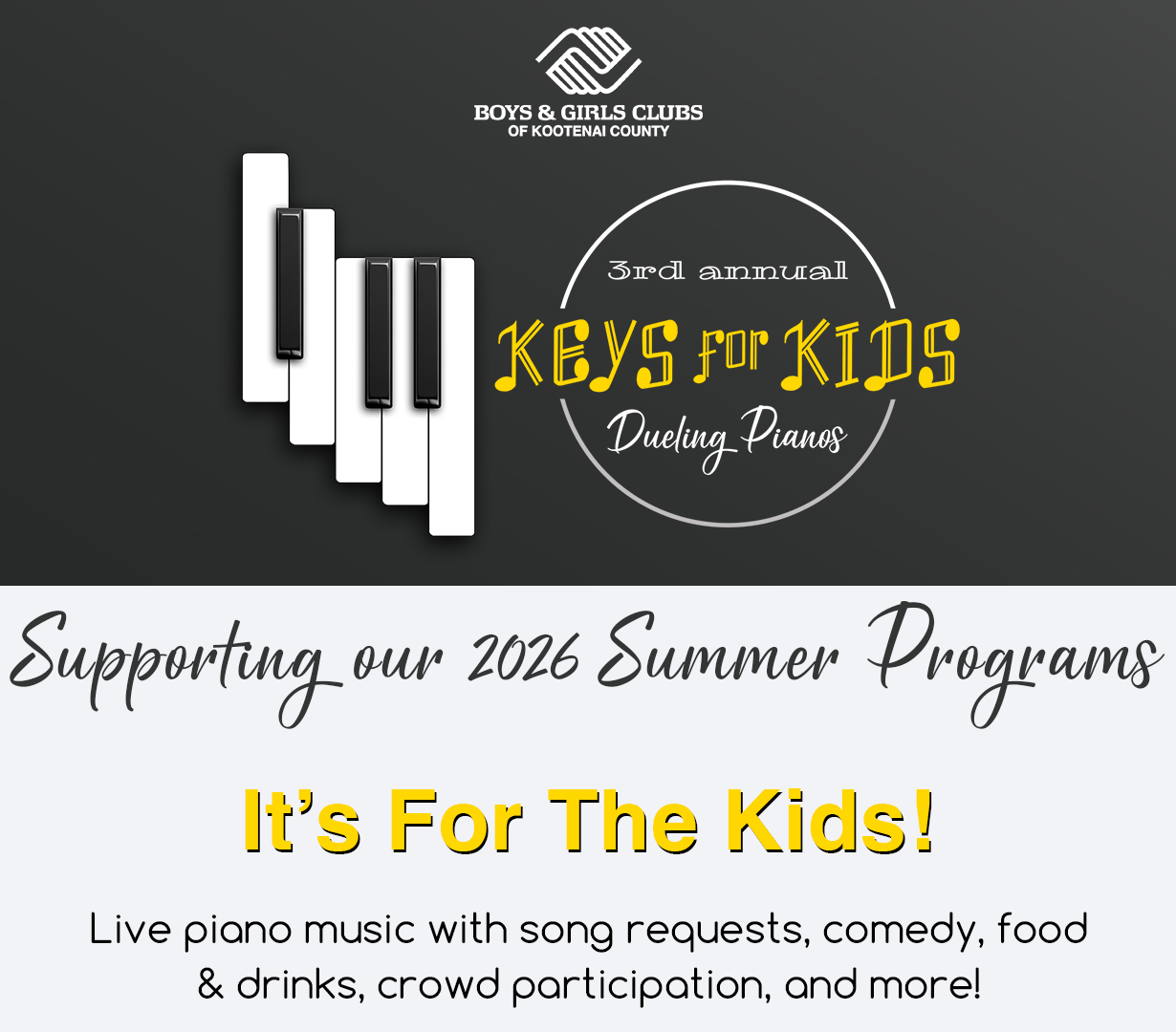 Keys for Kids 2026 background