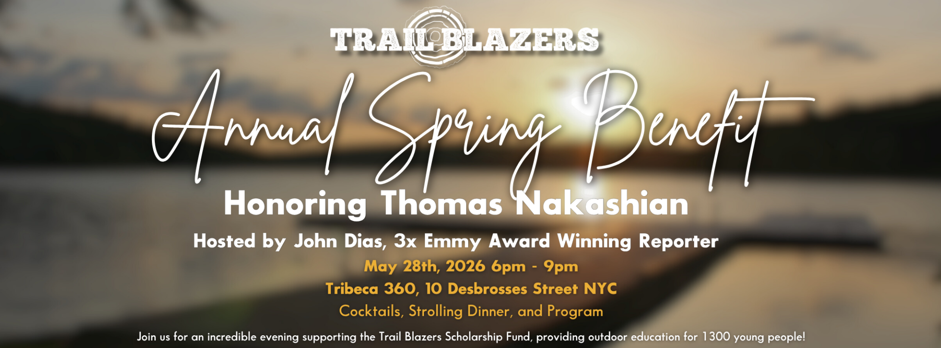 Spring Benefit 2026 background