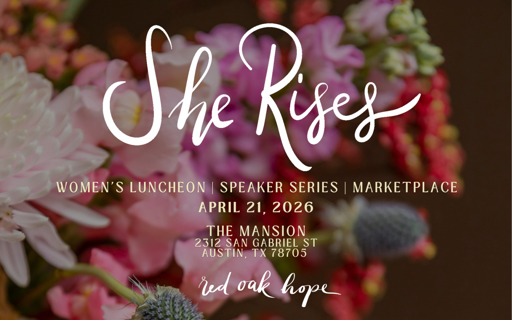 She Rises 2026 background