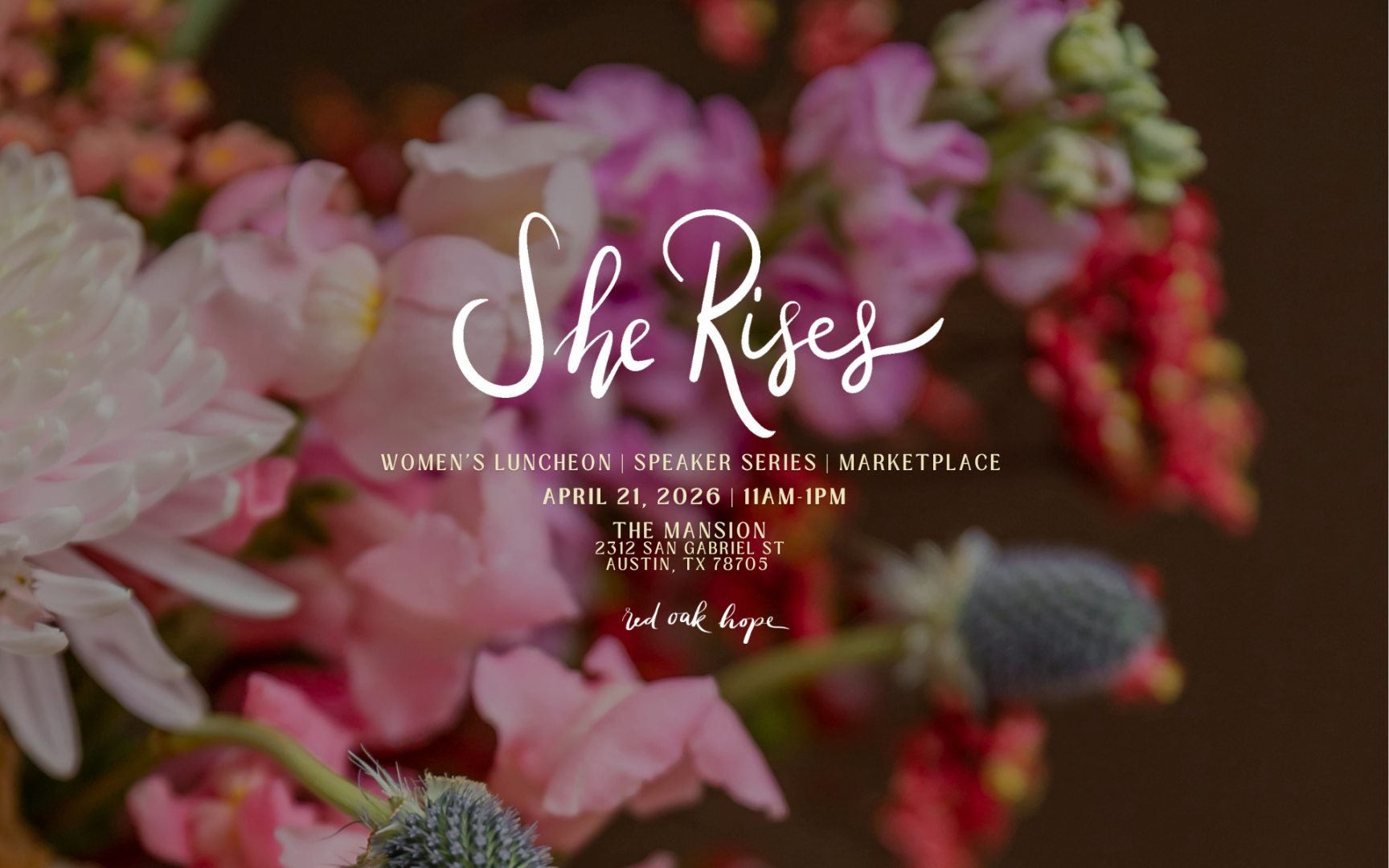 She Rises 2026 background