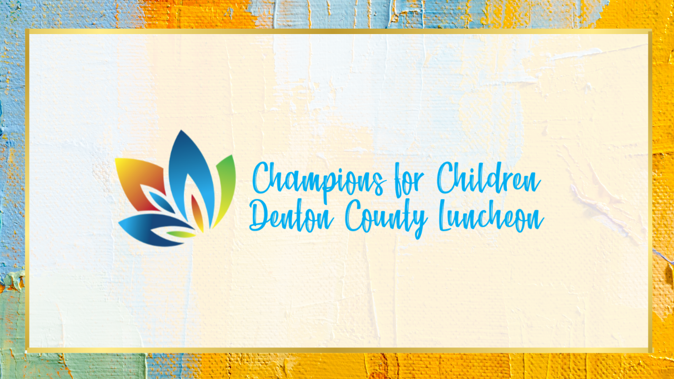 2026 Champions For Children Denton County Lunch background