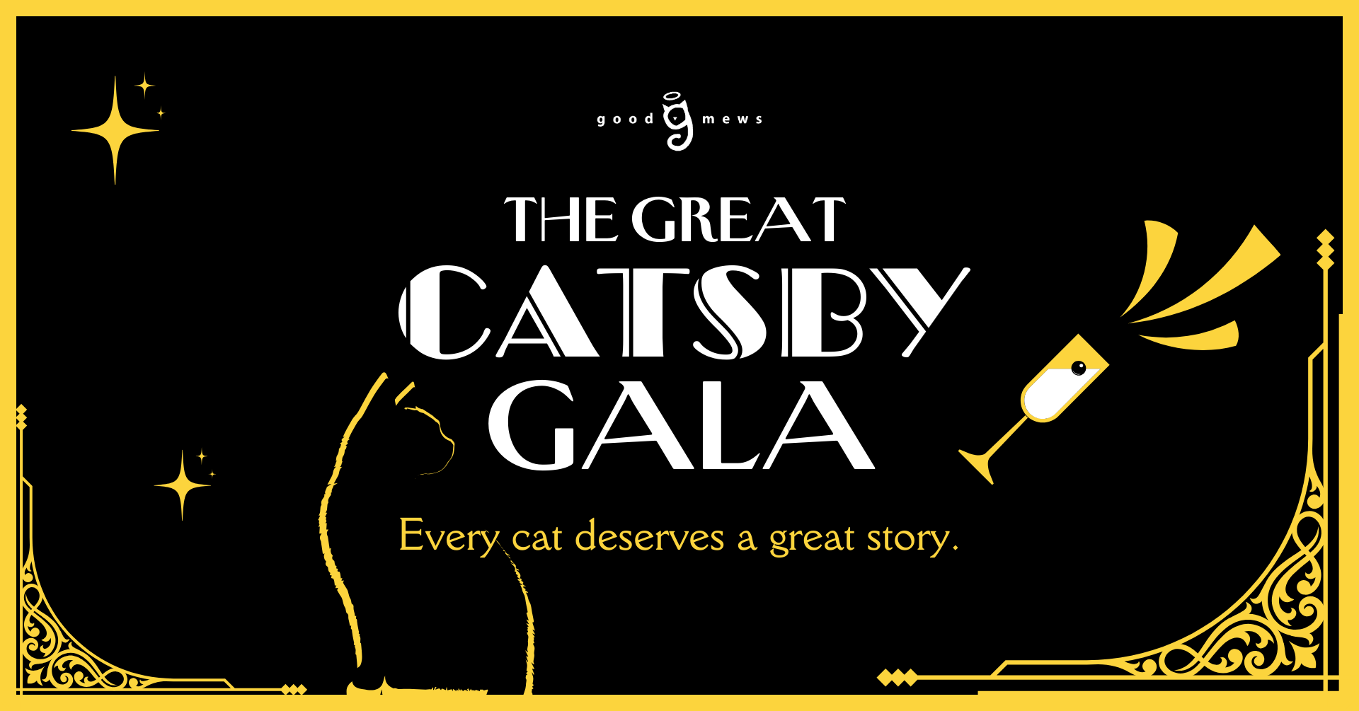 The Great Catsby Gala background
