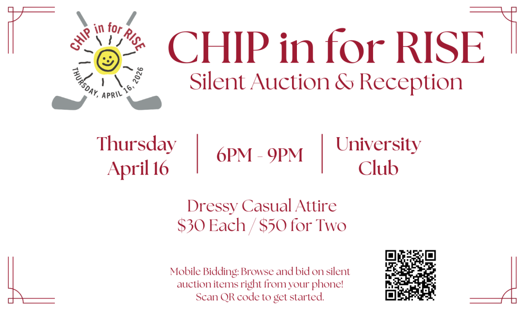 CHIP in for RISE banner