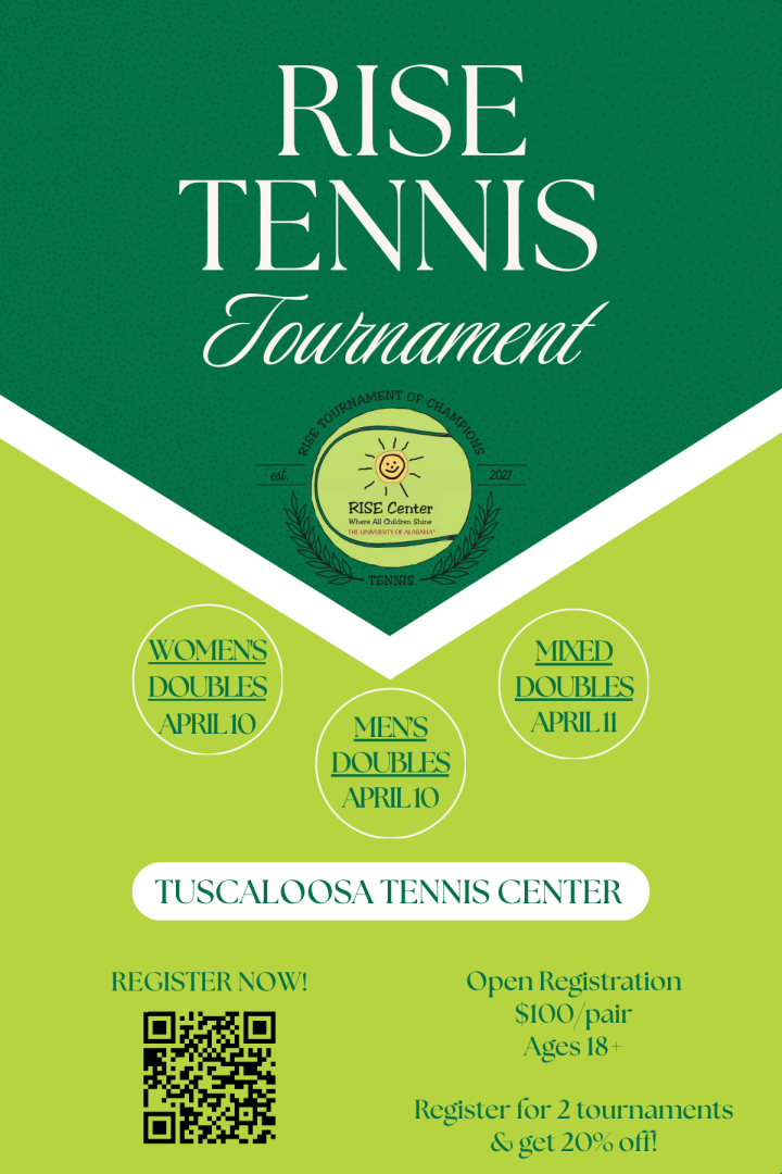 RISE Tennis Tournament banner