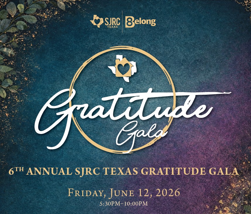 SJRC Gratitude Gala 2026 banner
