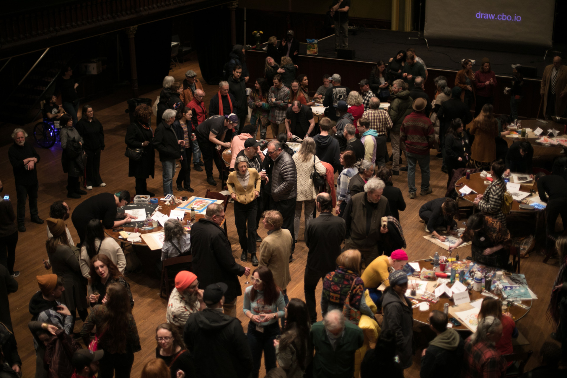 A Mid Winter Draw: Drawing Rally & Online Auction background