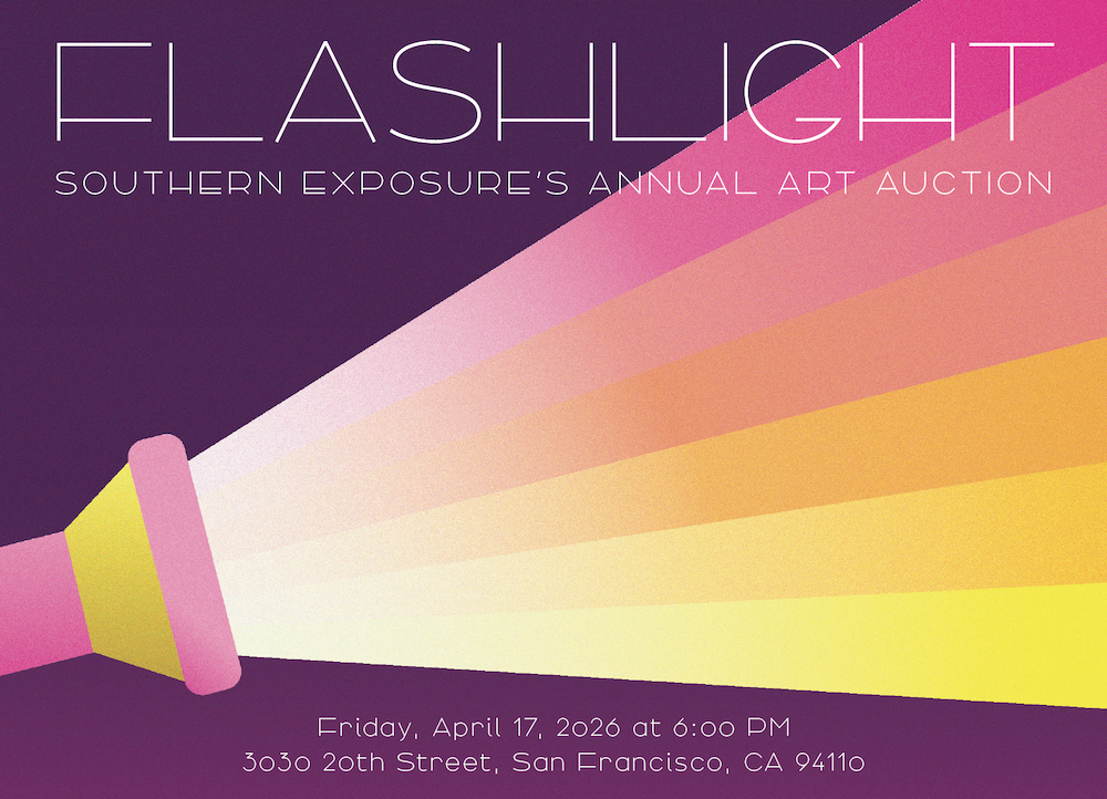 FLASHLIGHT | Southern Exposure's 2026 Benefit Art Auction background