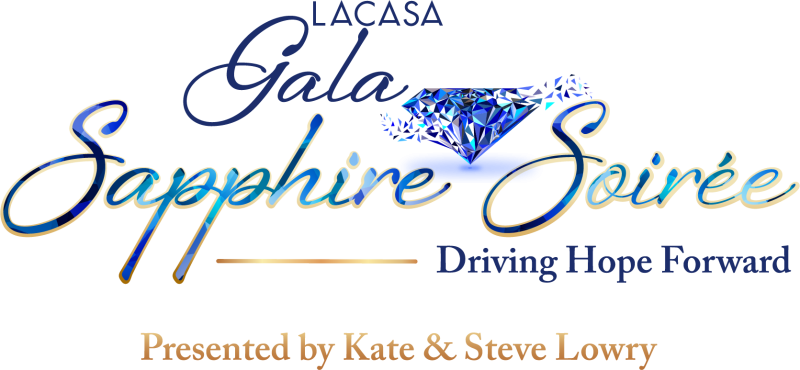 LACASA Gala Sapphire Soirée: Driving Hope Forward logo