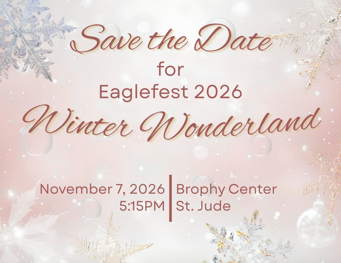 Eaglefest 2026 Winter Wonderland background