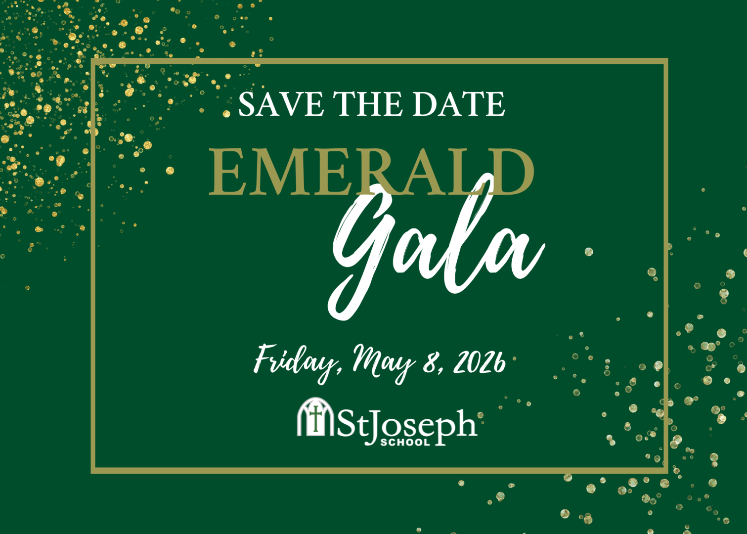 St. Joseph School Emerald Gala background