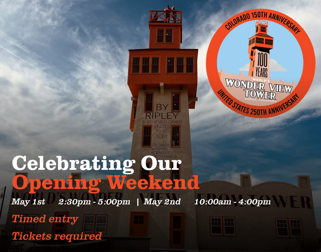 World's Wonder View Tower Visitor Day banner