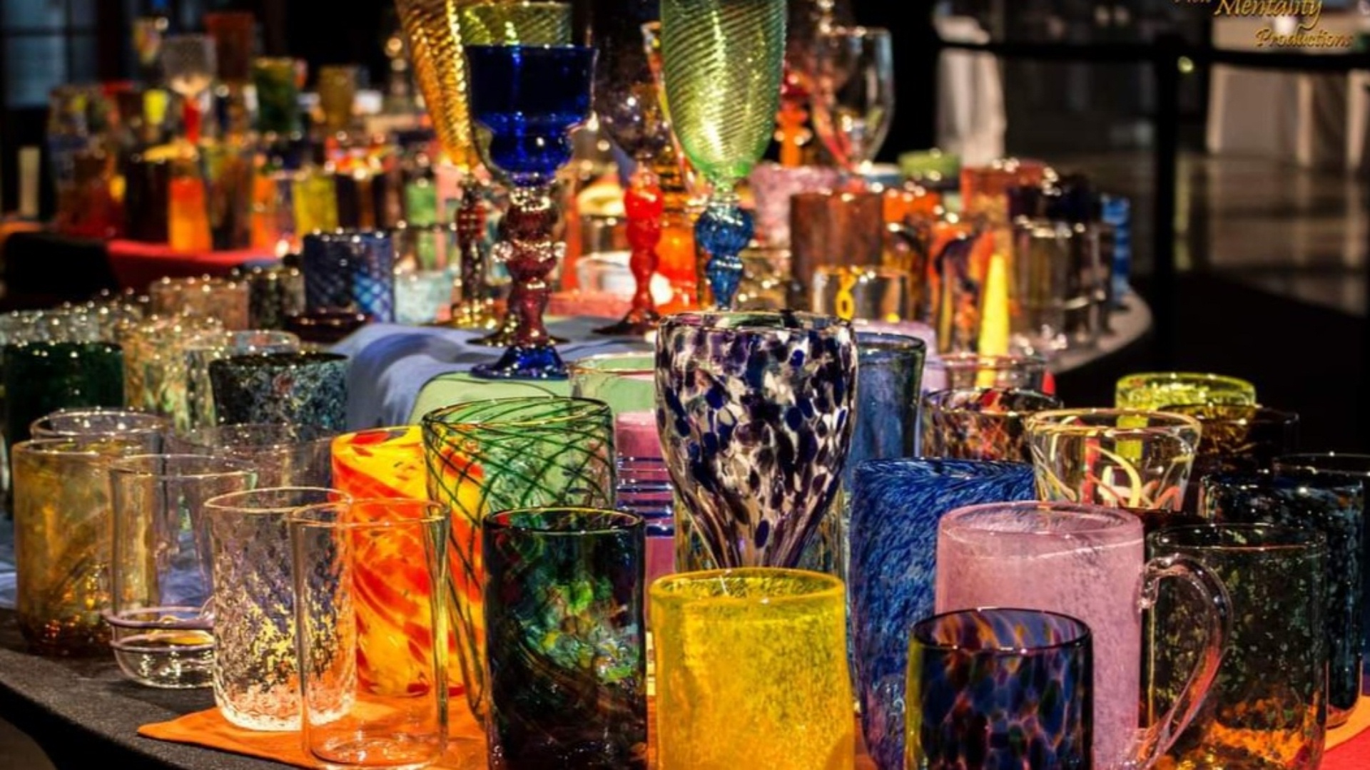 Glass Blast Art Auction background