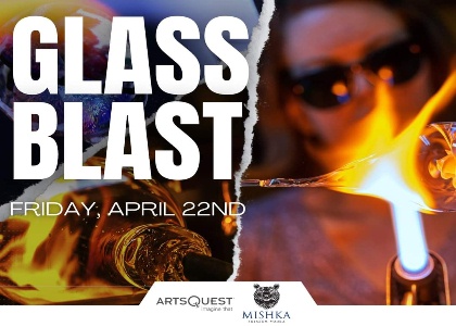 Glass Blast Art Auction logo