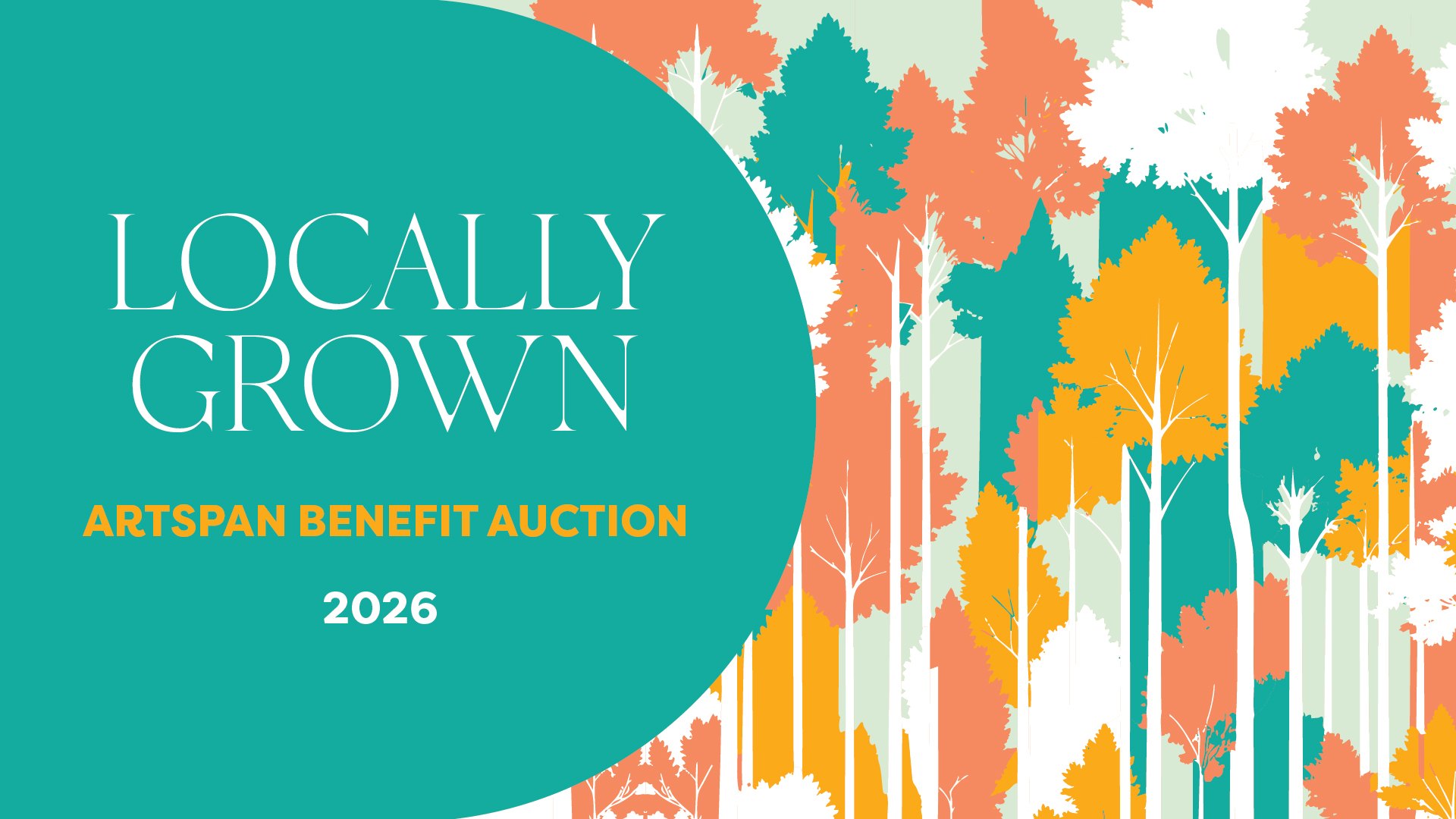 LOCALLY GROWN: ArtSpan Benefit Auction 2026 background