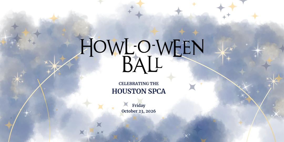 Houston SPCA's 2026 Howl-O-Ween Ball banner