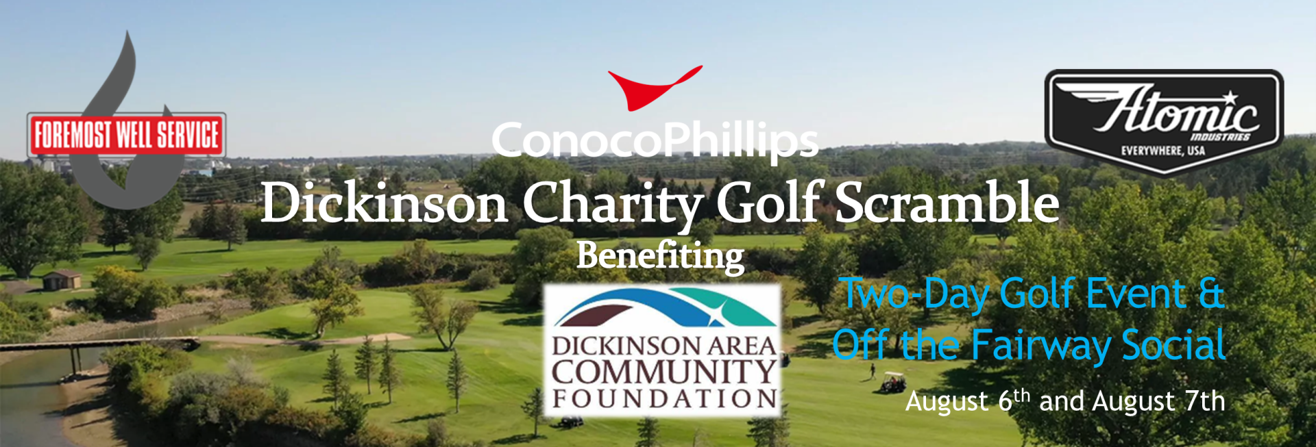 Dickinson: ConocoPhillips Charity Golf Scramble 2026 background