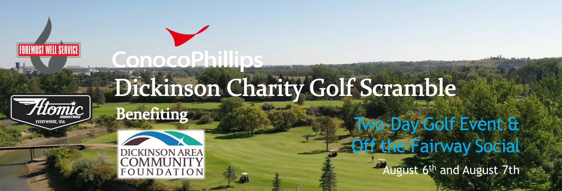 Dickinson: ConocoPhillips Charity Golf Scramble 2026 background