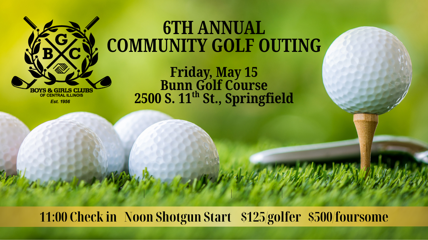 6th Annual Community Golf Outing background