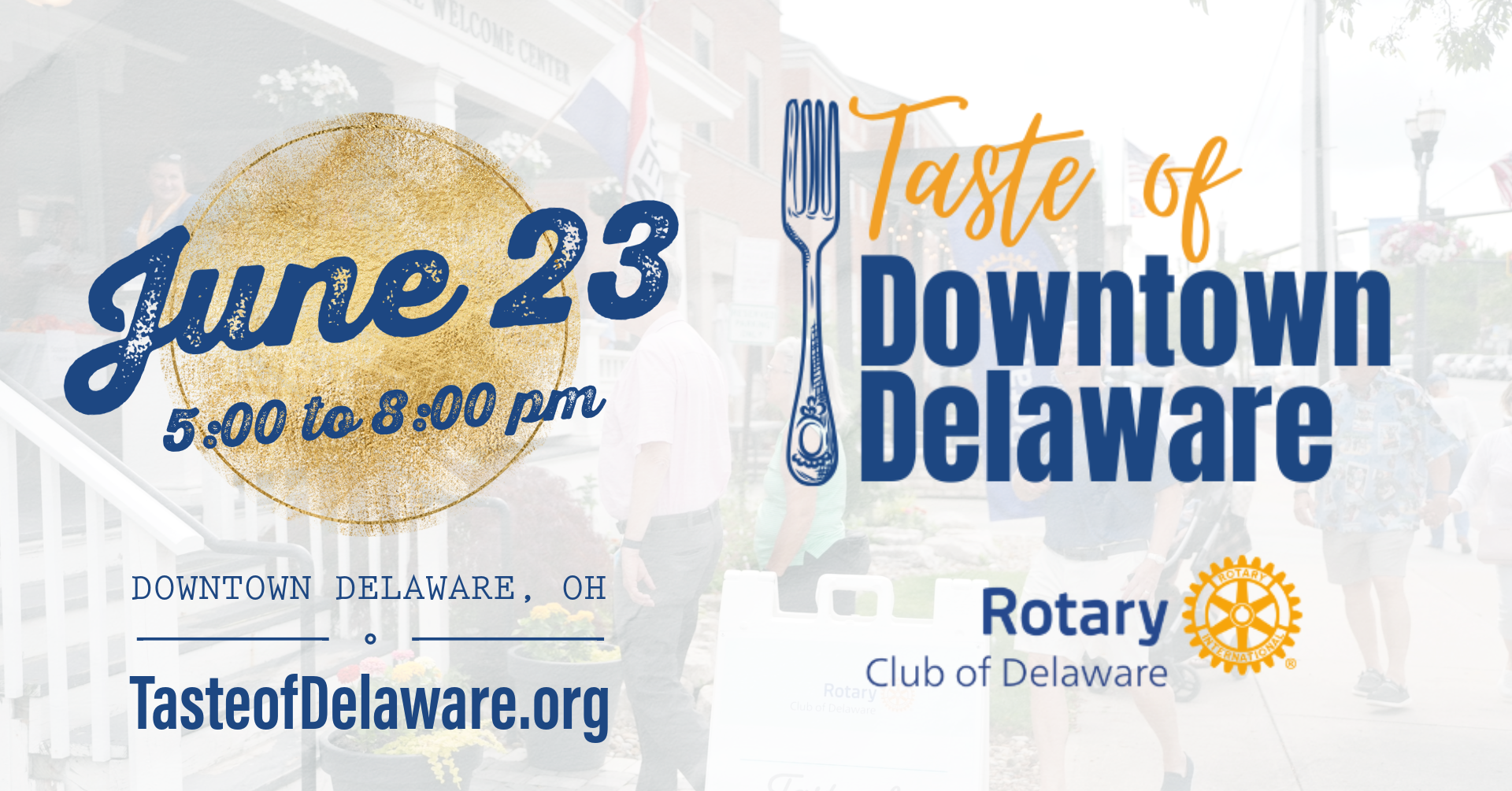 Taste of Downtown Delaware background