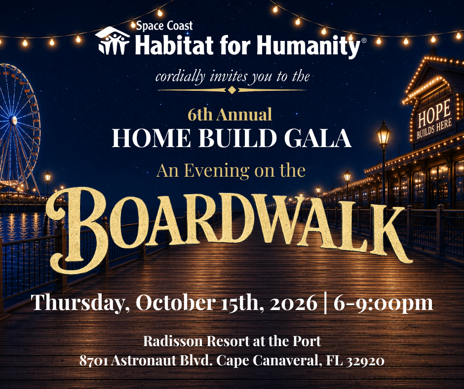 6th Annual Home Build Gala background