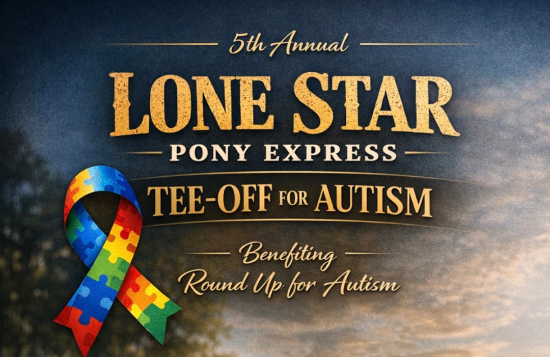 2026 Lone Star Pony Express Tee-Off for Autism banner
