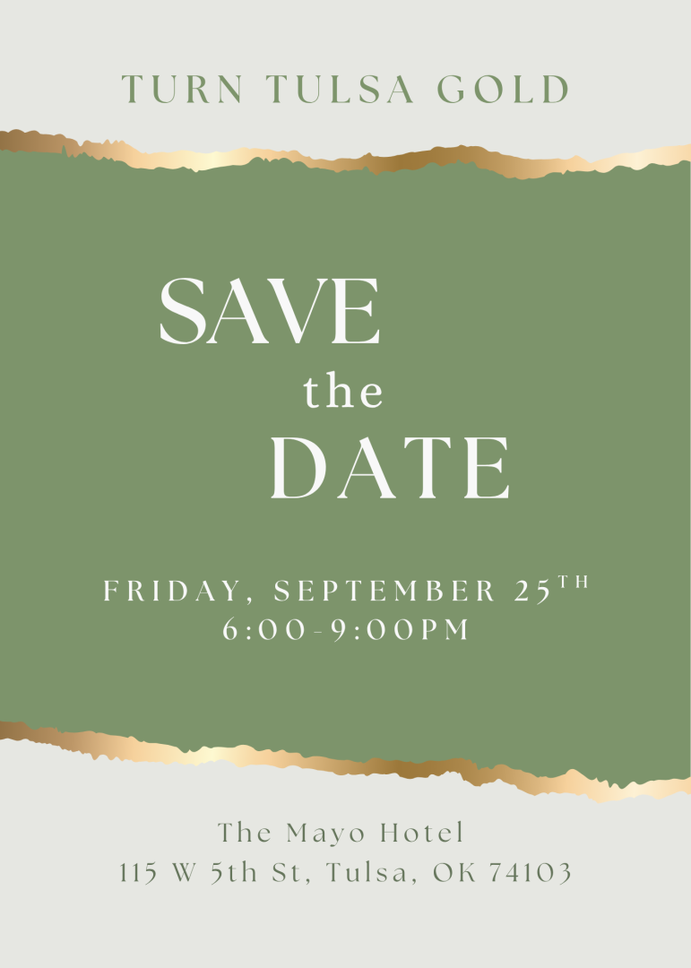 Turn Tulsa Gold - Building All Children 13th Annual Benefit Dinner & BUILD Awards background