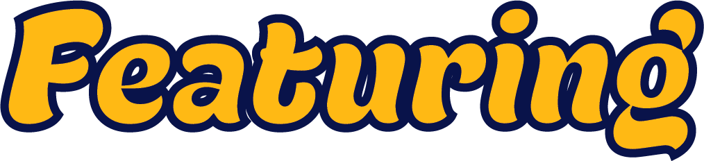 Text: Featuring