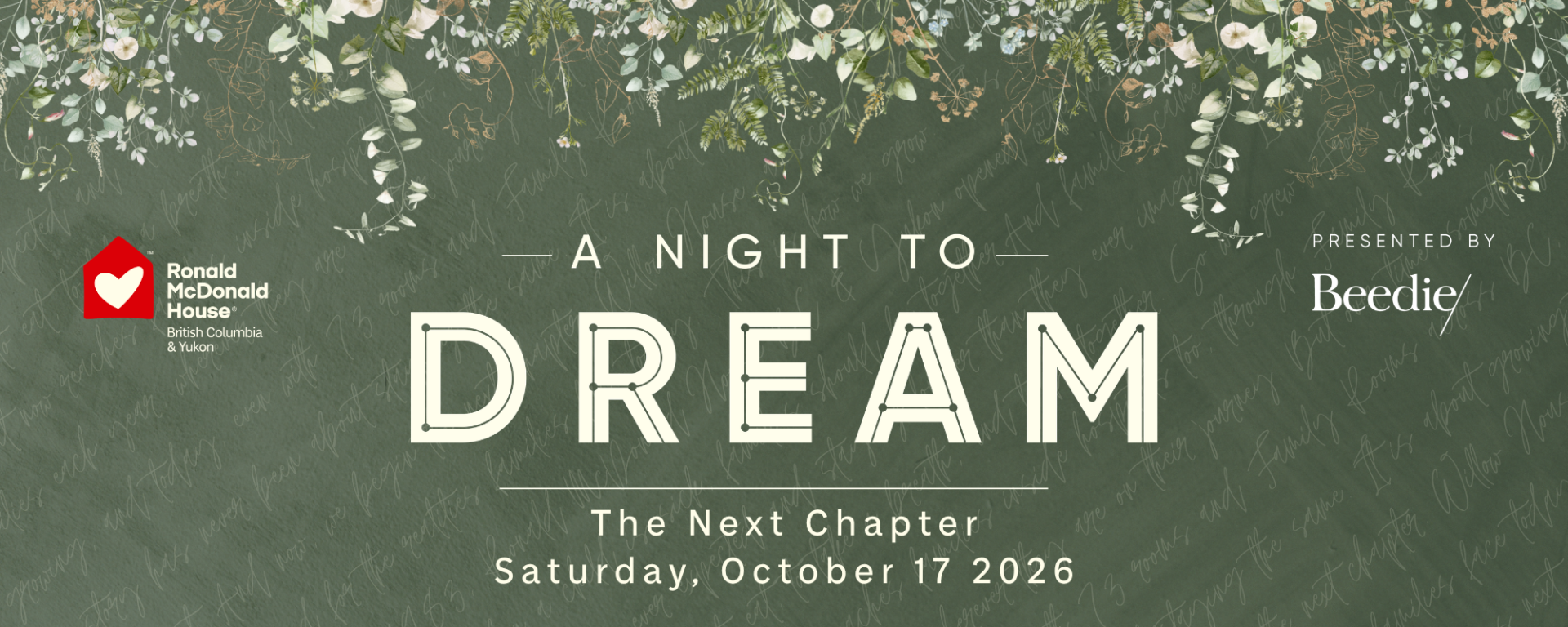 A Night to Dream Gala background