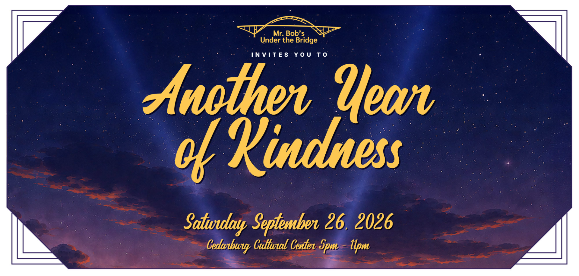 Mr. Bob's Under the Bridge: Another Year of Kindness background