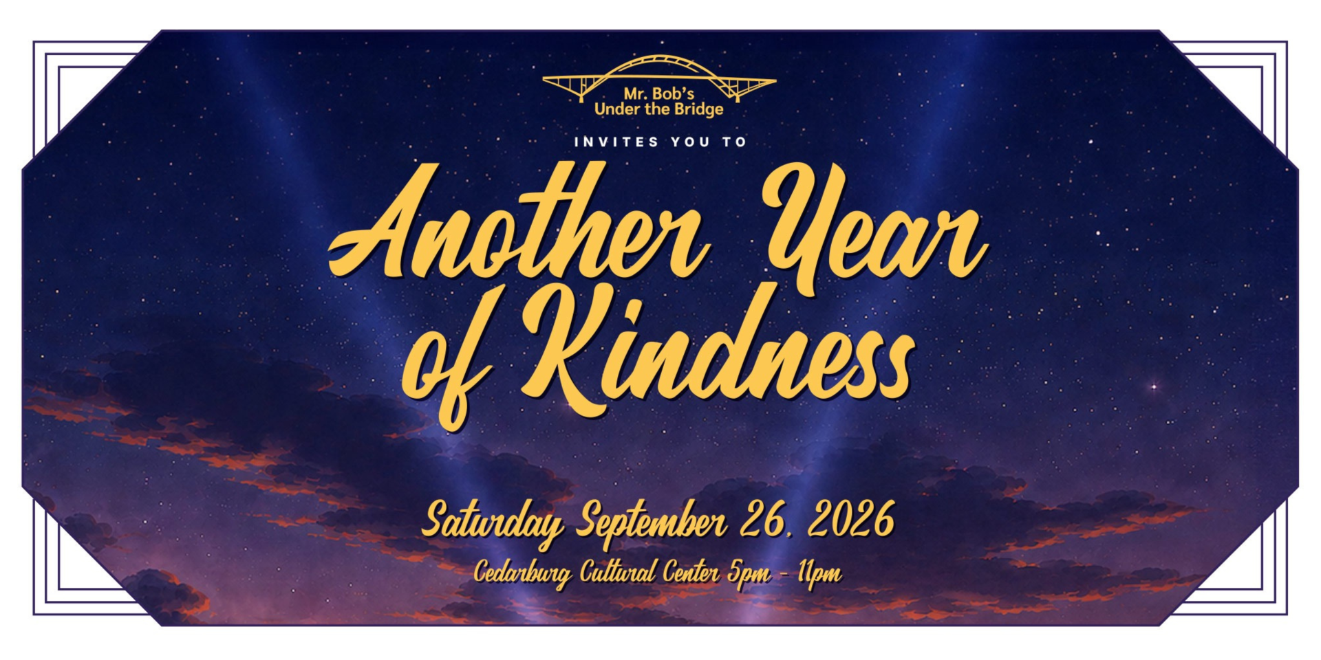 Mr. Bob's Under the Bridge: Another Year of Kindness background
