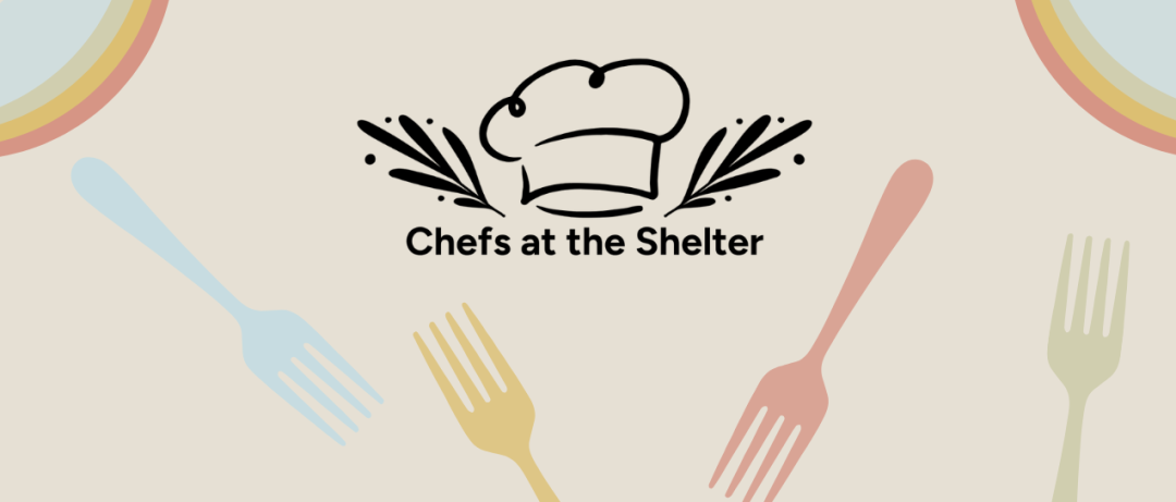 Chefs at the Shelter banner