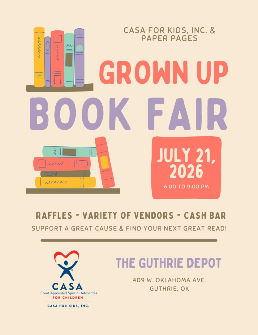 CASA for Kids Book Fair background