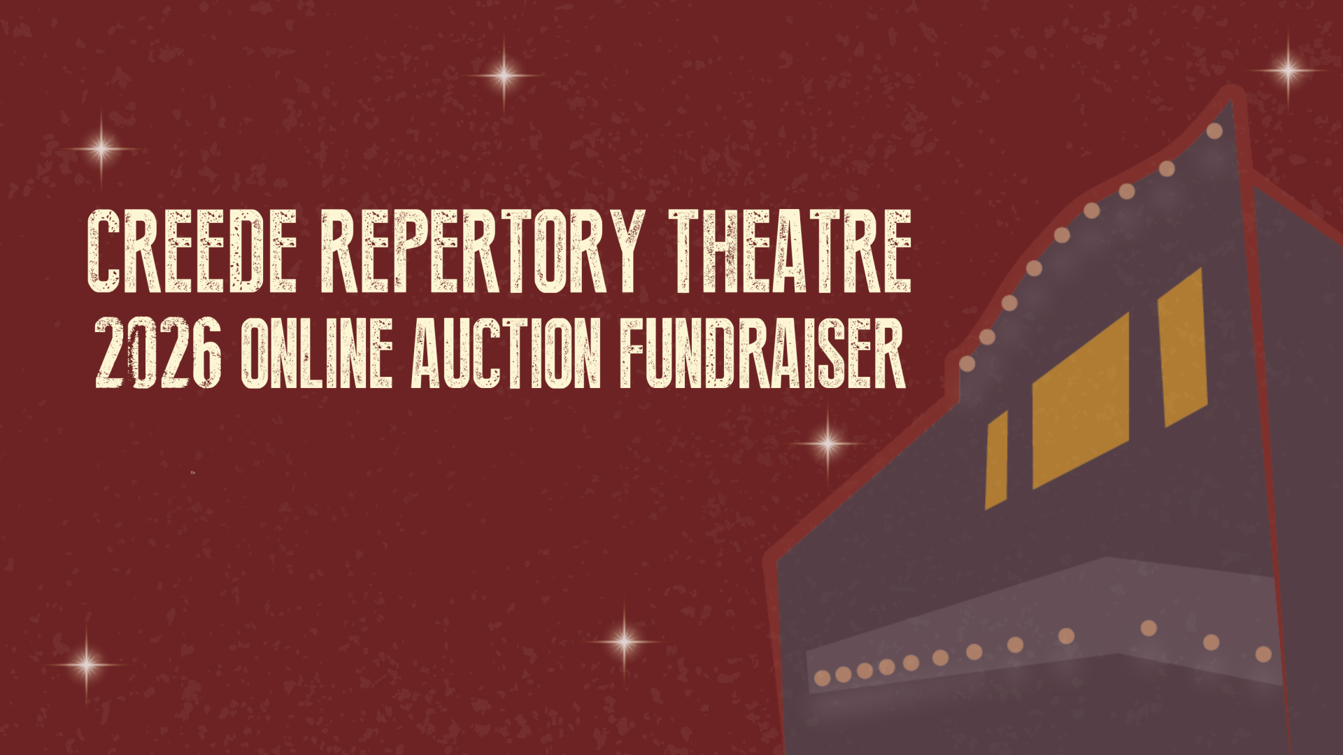 2026 Creede Repertory Theatre Online Auction background