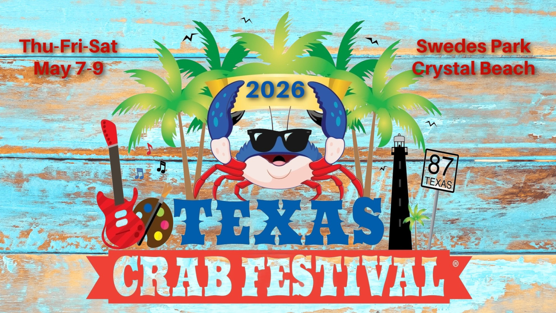 Texas Crab Festival 2026 background