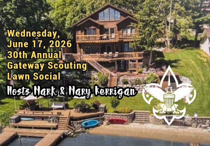 2026 Gateway Scouting 30th Annual Lawn Social banner