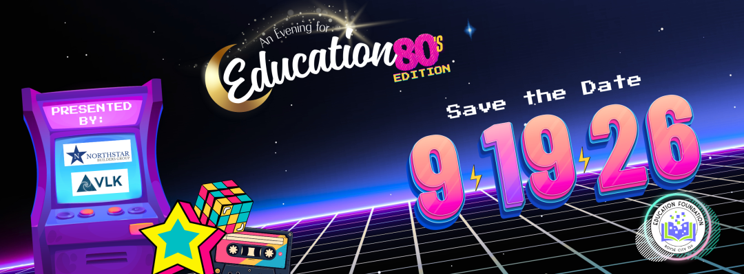 2026 Evening for Education banner