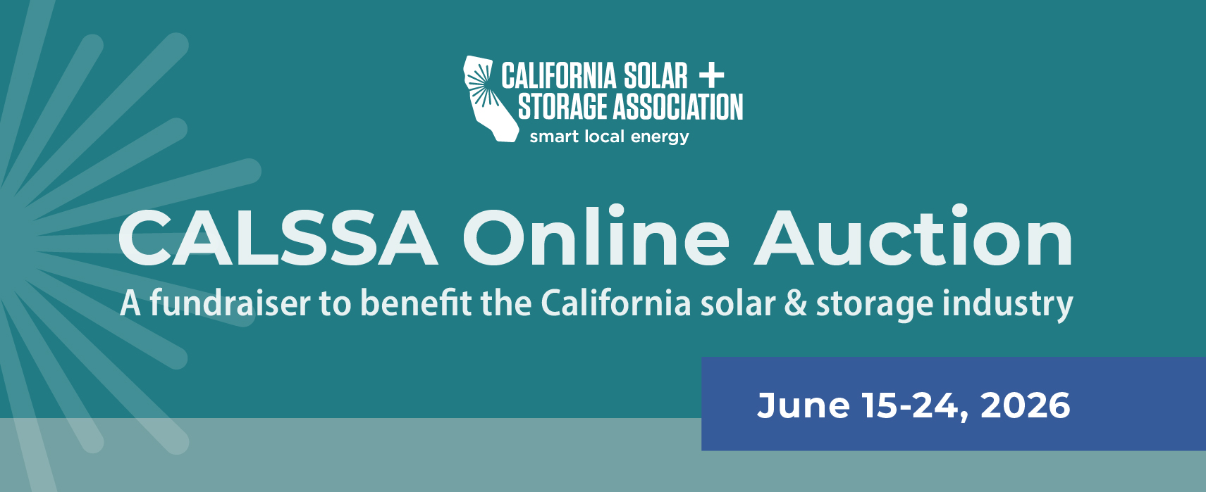 CALSSA 2026 Online Auction background
