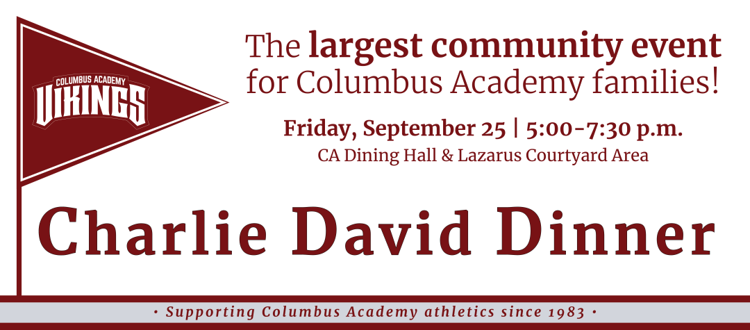 Charlie David Dinner 2026 banner
