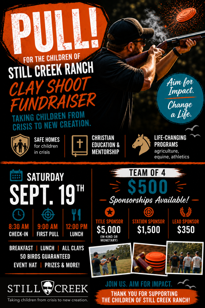 PULL! Clay Shoot Fundraiser background