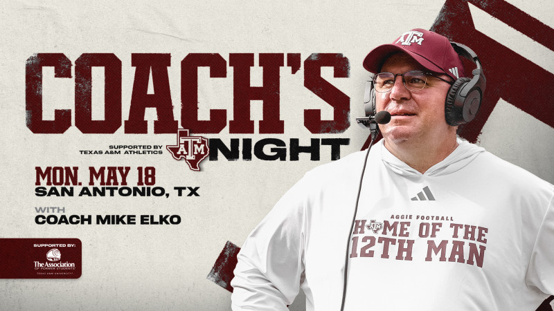 2026 Coach's Night by the San Antonio A&M Club Foundation logo