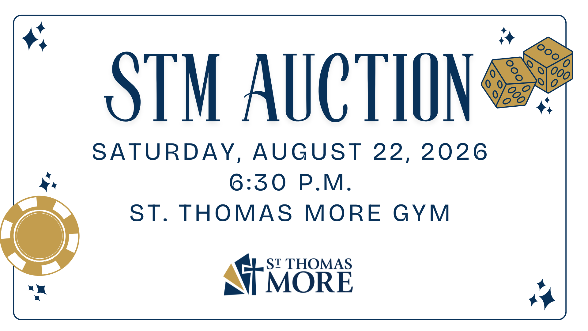 ST. THOMAS MORE AUCTION background