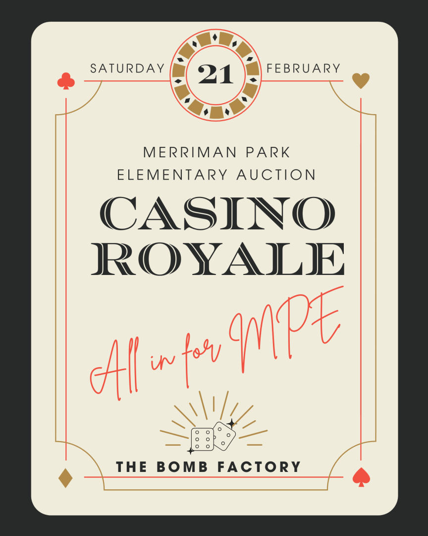 2027 Merriman Park Elementary Auction - Event Date 2/26/27 background