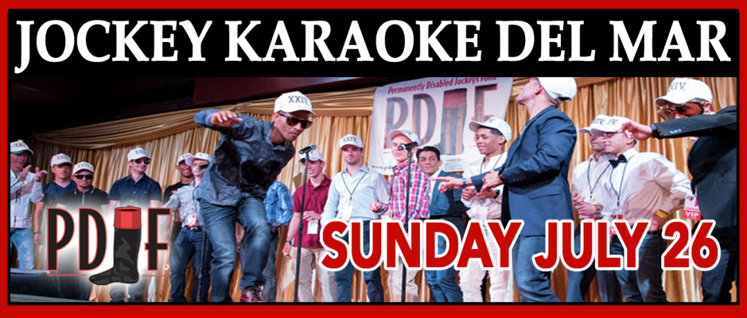 2026 Del Mar Karaoke banner