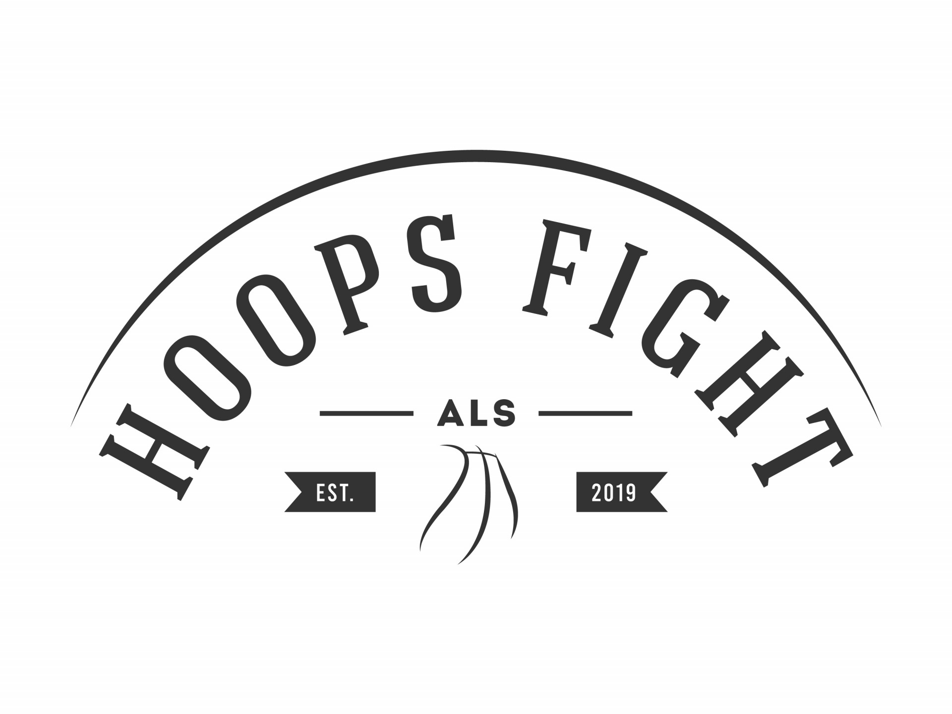 2023 Hoops Fight ALS logo